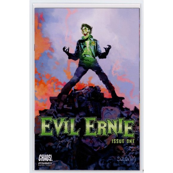 EVIL ERNIE #1B, Arthur Suydam cover! ©2021, Chaos! Rated Teen +, HIGH GRADE - Picture 1 of 1
